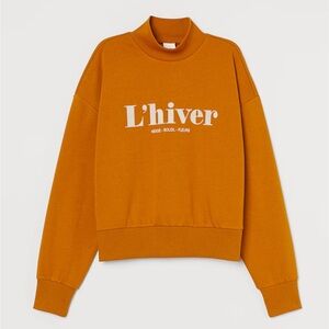 MOCK-TURTLENECK SWEATSHIRT